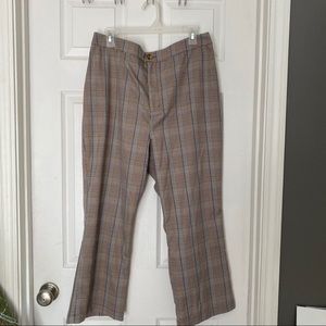 Size XL neutral plaid pants from Target